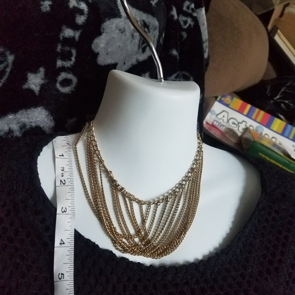 Multiple- Layer Golden Necklace - image 4